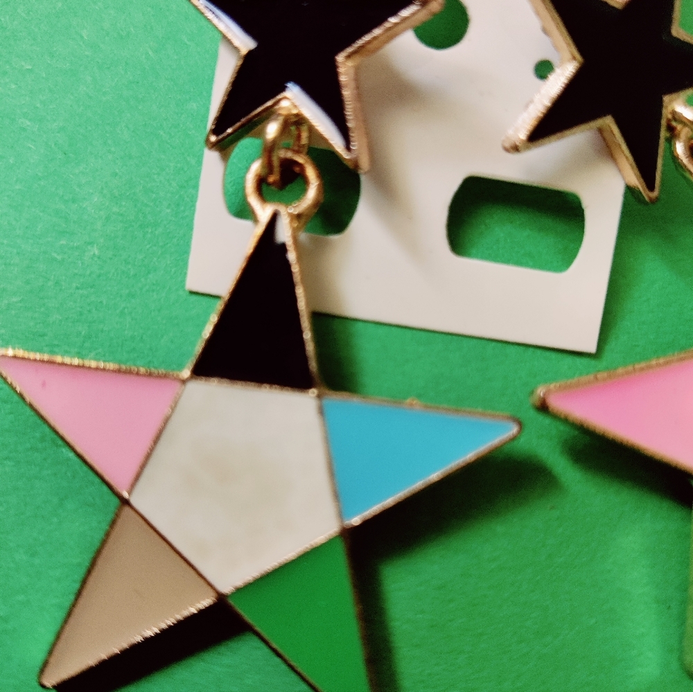 New colourful meenakari earring - Picture 3 of 3